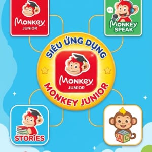 Siêu ứng dụng Monkey Junior trọn đời giảm giá cực khủng